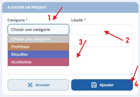 Ajouter un produit